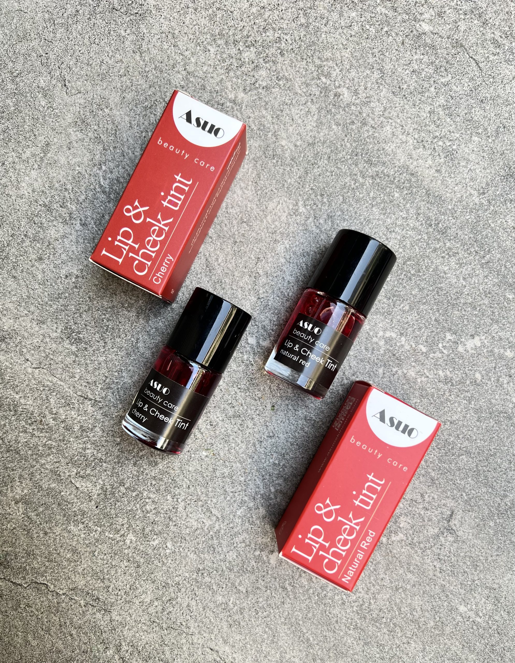 پک تینت آلبالویی و قرمز🍒🍓